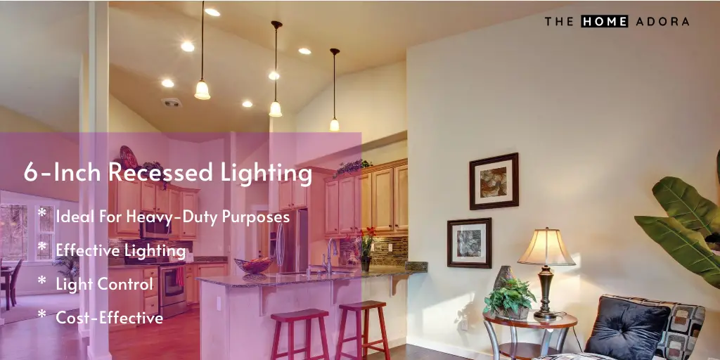 4-inch and 6-inch recessed lighting