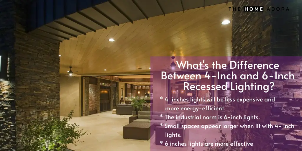 4-Inch Vs 6-Inch Recessed Lighting - Which is Best?