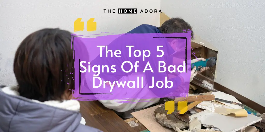 Bad Drywall Job